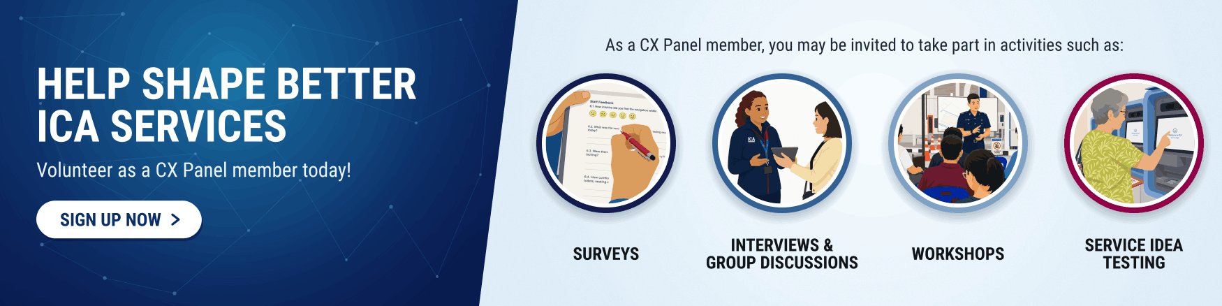 Join ICA Customer Experience Panel