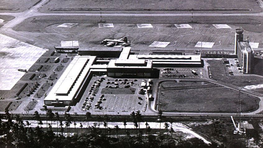 Ariel View of Paya Laber Airport
