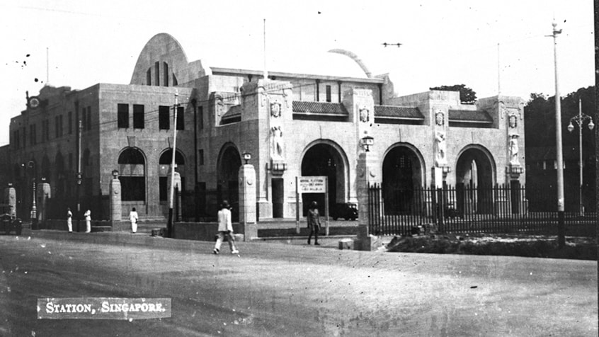 Tanjong Pagar Railway Station 1936