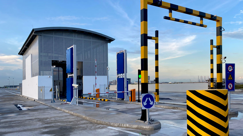 On-fly-Clearance Portal Scanner