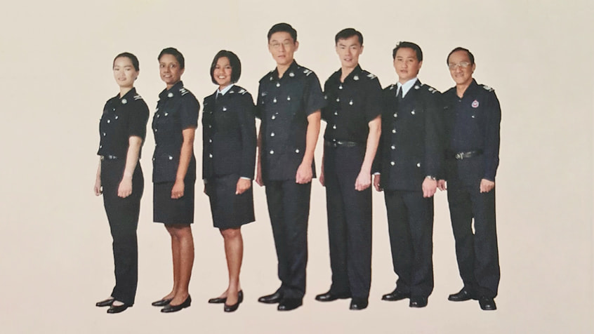 ICA in 2003 - Navy blue uniforms