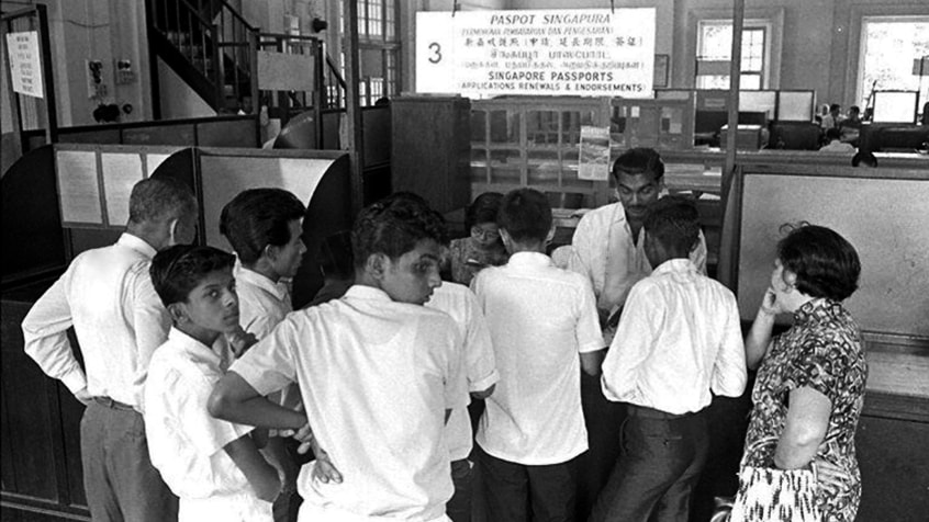 SI - Immigration Department at Empress Place - 1966