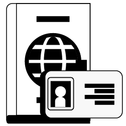 ICs and Passports (BnW) SVG