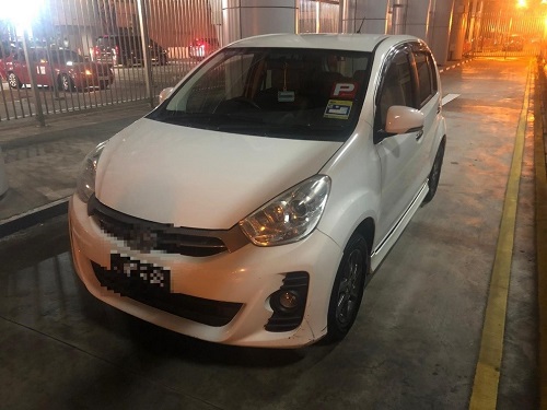Malaysia-registered car