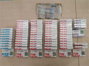 Seized exhibits from intercepted parcels - 7 Nov Seized exhibits from intercepted parcels - 7 Nov