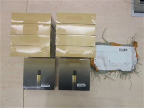 Seized exhibits from intercepted parcels - 13 Nov Seized exhibits from intercepted parcels - 13 Nov