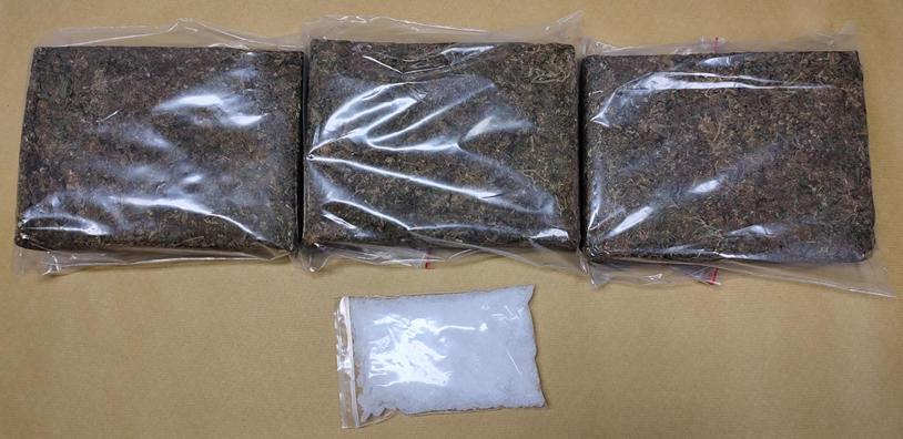 Photo (CNB): Drugs seized from within a Malaysia-registered car, at Tuas Checkpoint, on 6 February 2020 Drugs seized from within a Malaysia-registered car, at Tuas Checkpoint, on 6 February 2020