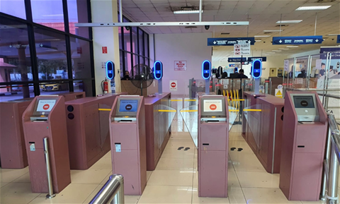 Automated immigration lanes with iris and facial scanning at Tanah Merah Ferry Terminal