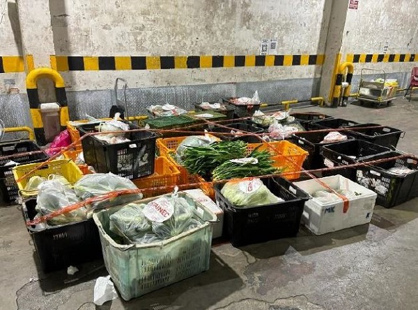 Illegal imports were seized