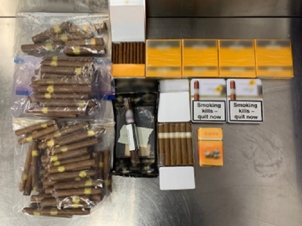 859 grams of cigars and 11 sticks of cigarettes were disposed of at the airport as they did not comply with Singapore’s SP requirements