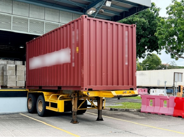 Container containing the cannabis on 3 January 2026 (Photo by ICA)