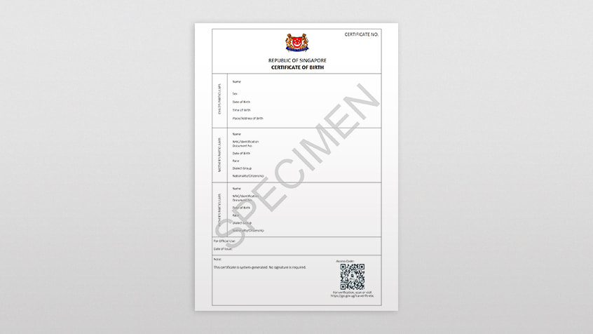 Digital Birth Cert - Specimen_Aug22_1