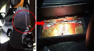 News_Releases_21May2016_6_live_puppies_hidden_in_a_modified_compartment_underneath_rear_passenger_seat News_Releases_21May2016_6_live_puppies_hidden_in_a_modified_compartment_underneath_rear_passenger_seat