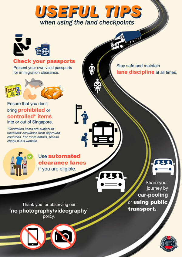 tips-1903 Useful tips when using the land checkpoints