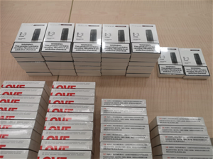 Seized exhibits from intercepted parcels - 7 Nov