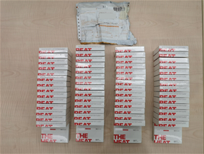 Seized exhibits from intercepted parcels - 7 Nov Seized exhibits from intercepted parcels - 7 Nov