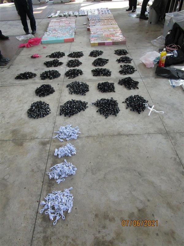 Photographs of E-vaporisers and Related Components Seized