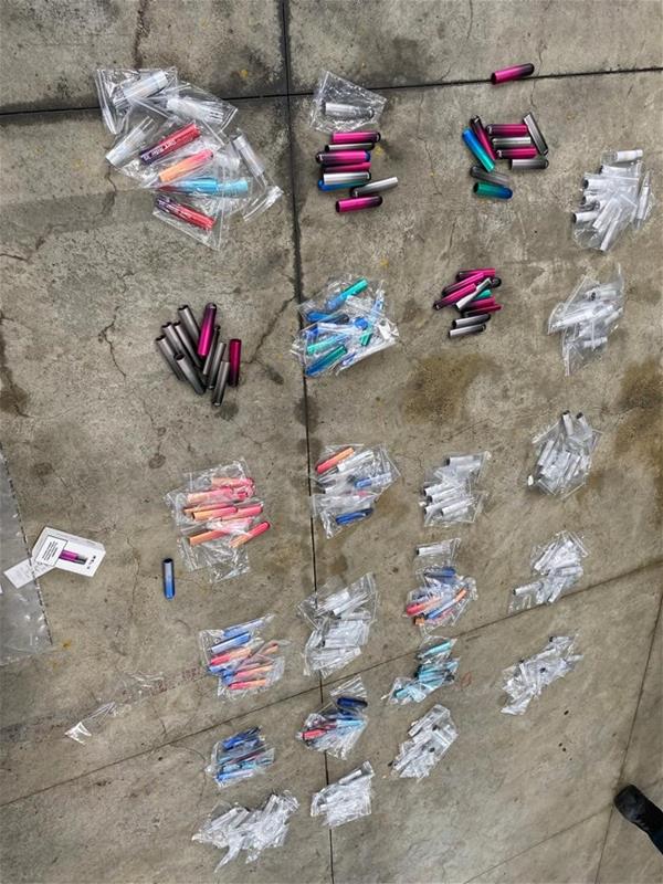 Photographs of E-vaporisers and Related Components Seized