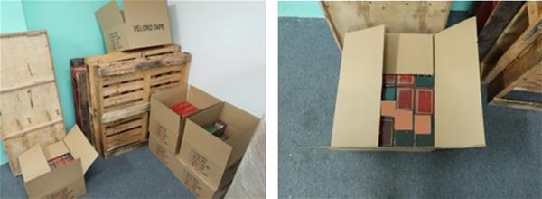Duty-unpaid cigarettes found in the unit