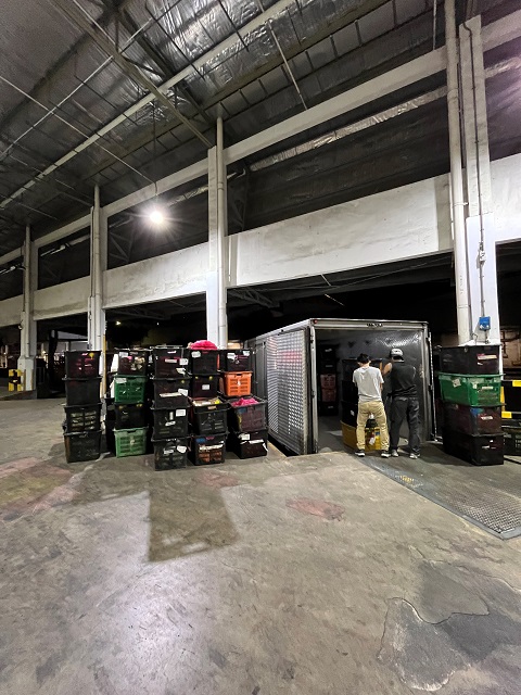 Unloading of Consignment