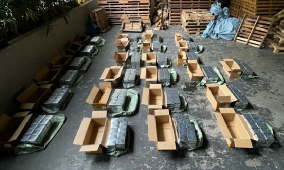 E-vaporisers seized on 28 February 2025